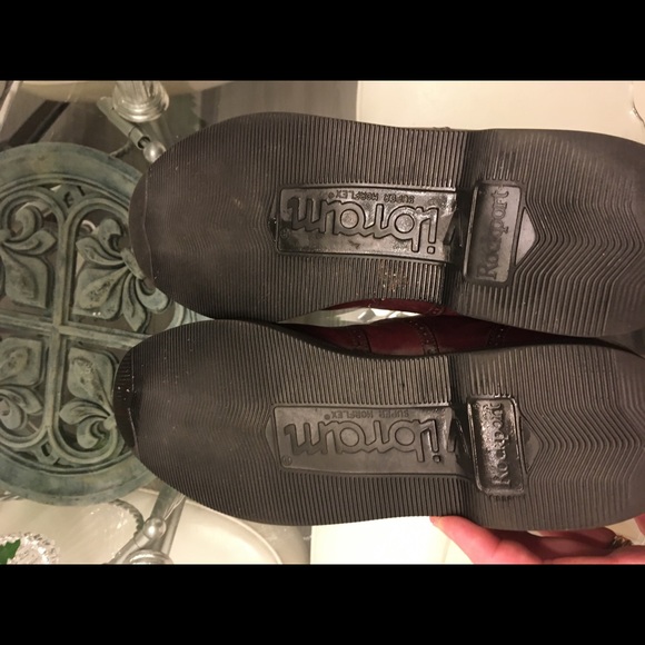 Like new Rockport Burgundy Leather Wingtips Sz 12 - Picture 5 of 6